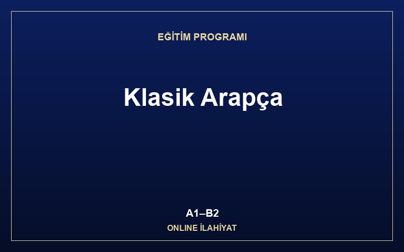 Klasik Arapça