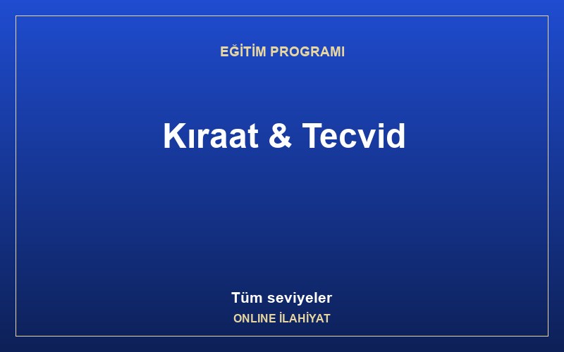 Kıraat & Tecvid
