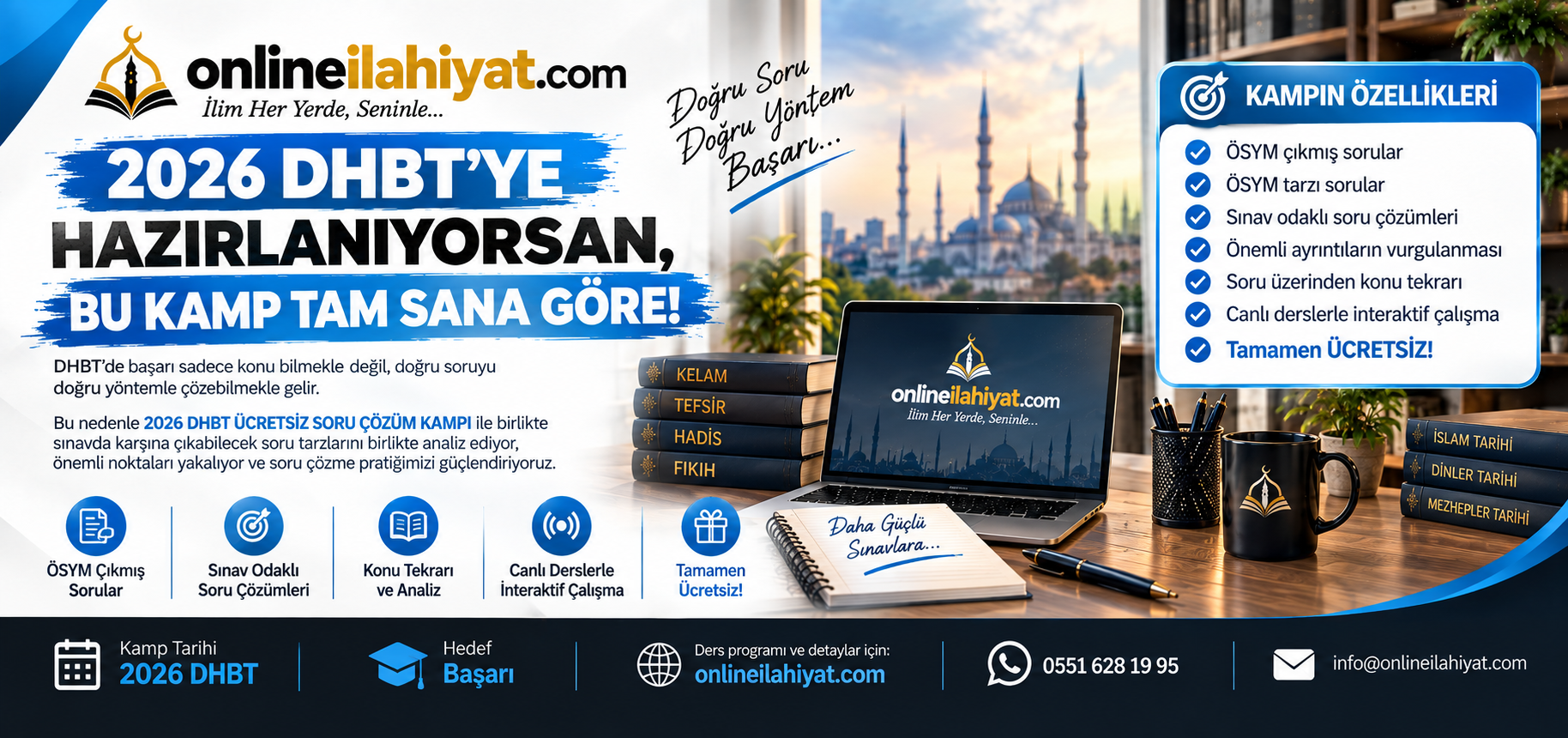 2026 DHBT ücretsiz soru çözüm kampı